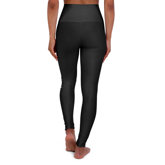 High-Waisted Black Yoga Leggings — Slim Fit Performance Leggings