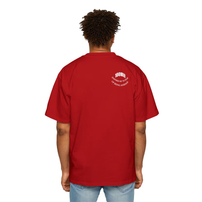 Parental Advisory Oversized Tee - Bold Red Statement Shirt