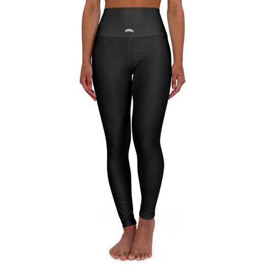 High-Waisted Black Yoga Leggings — Slim Fit Performance Leggings