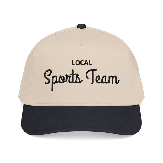 Black Mid Profile Baseball Cap