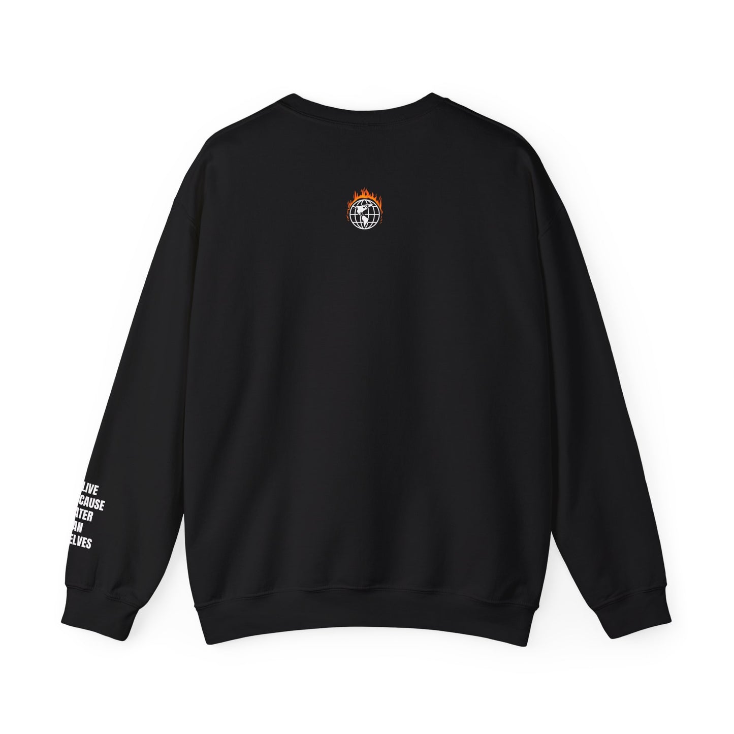 Flaming Skull "Set Your Soul on Fire" Sweatshirt