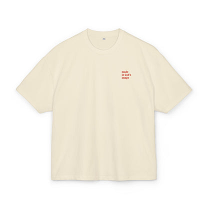 Heaven Made Tee — Angel Graphic Cotton Box T‑Shirt