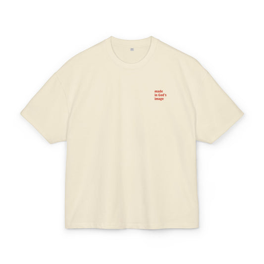 Heaven Made Tee — Angel Graphic Cotton Box T‑Shirt