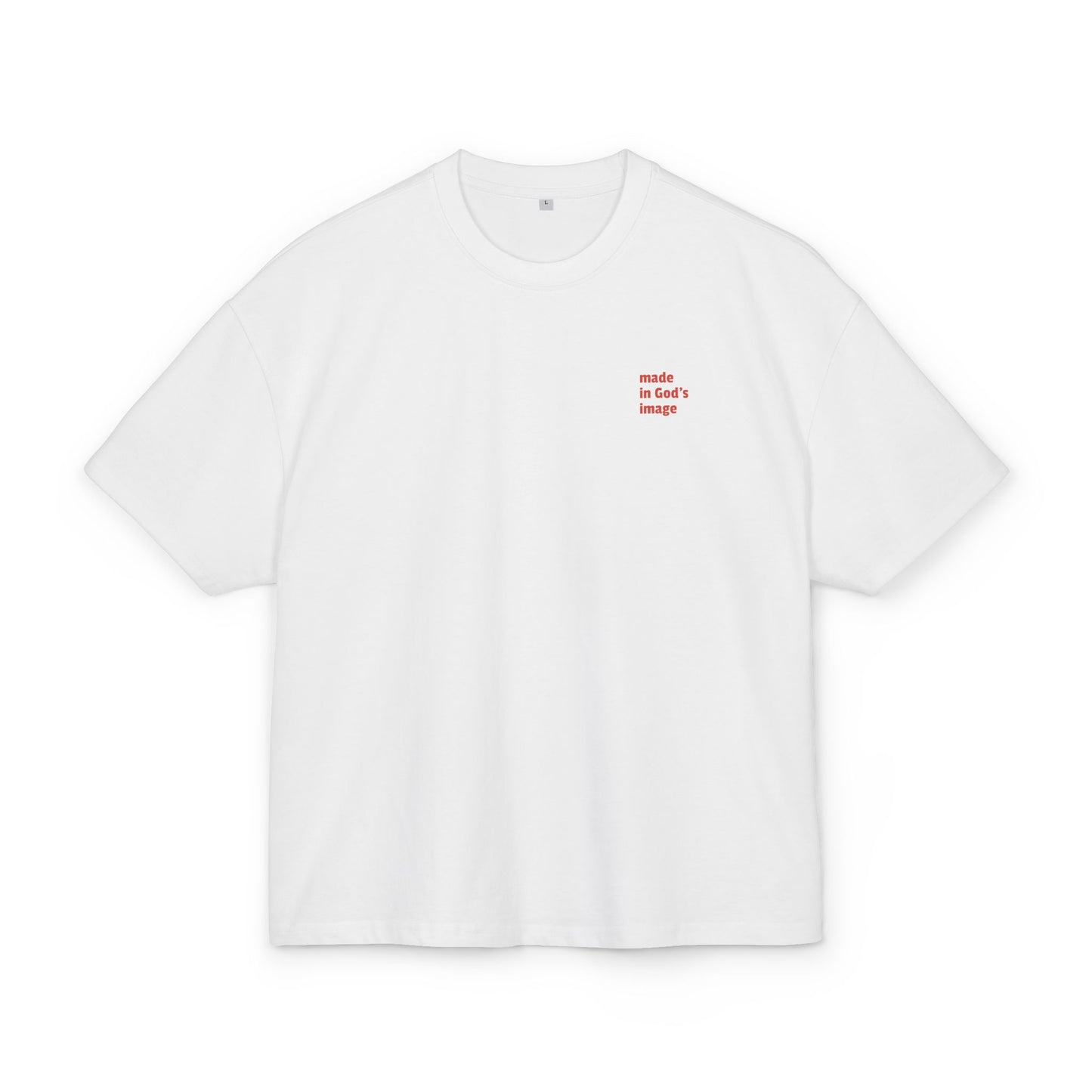 Heaven Made Tee — Angel Graphic Cotton Box T‑Shirt