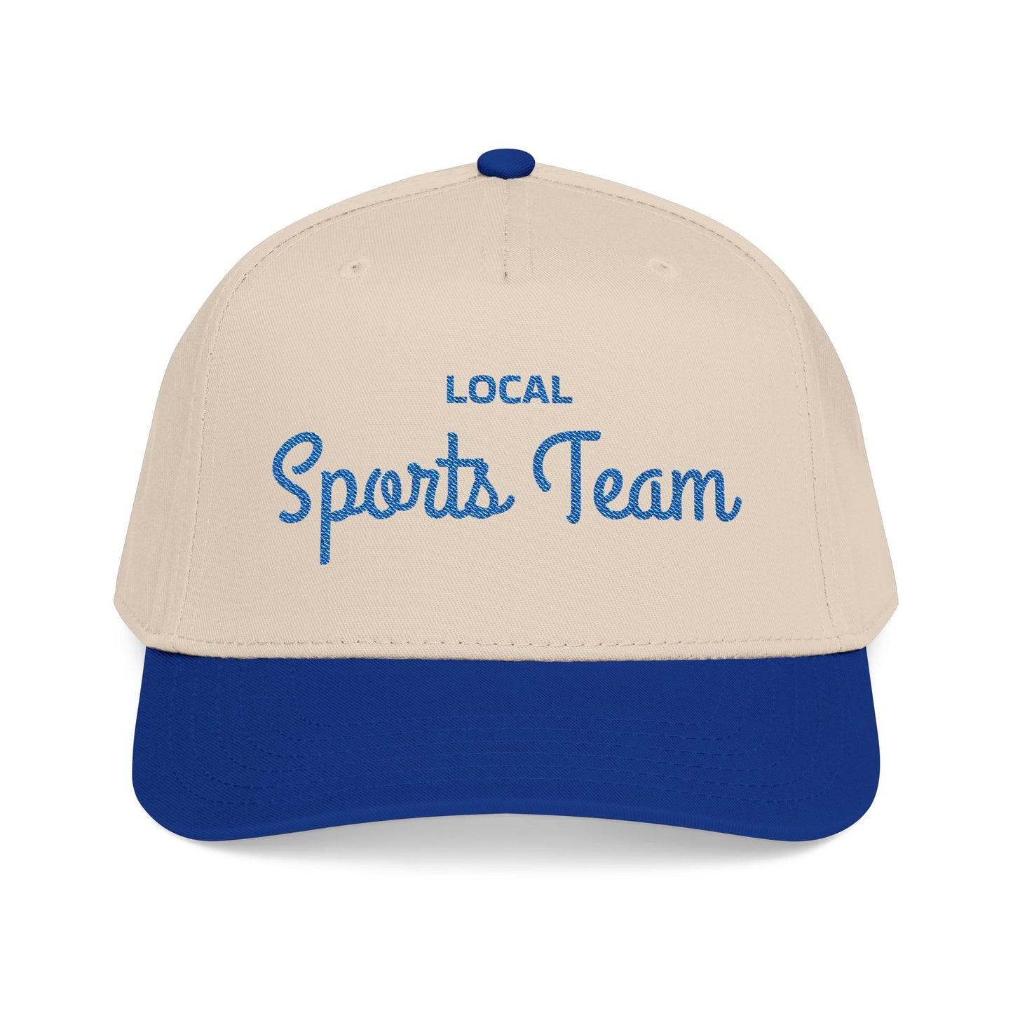Blue Mid Profile Baseball Cap