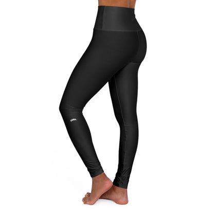 High-Waisted Black Yoga Leggings — Slim Fit Performance Leggings
