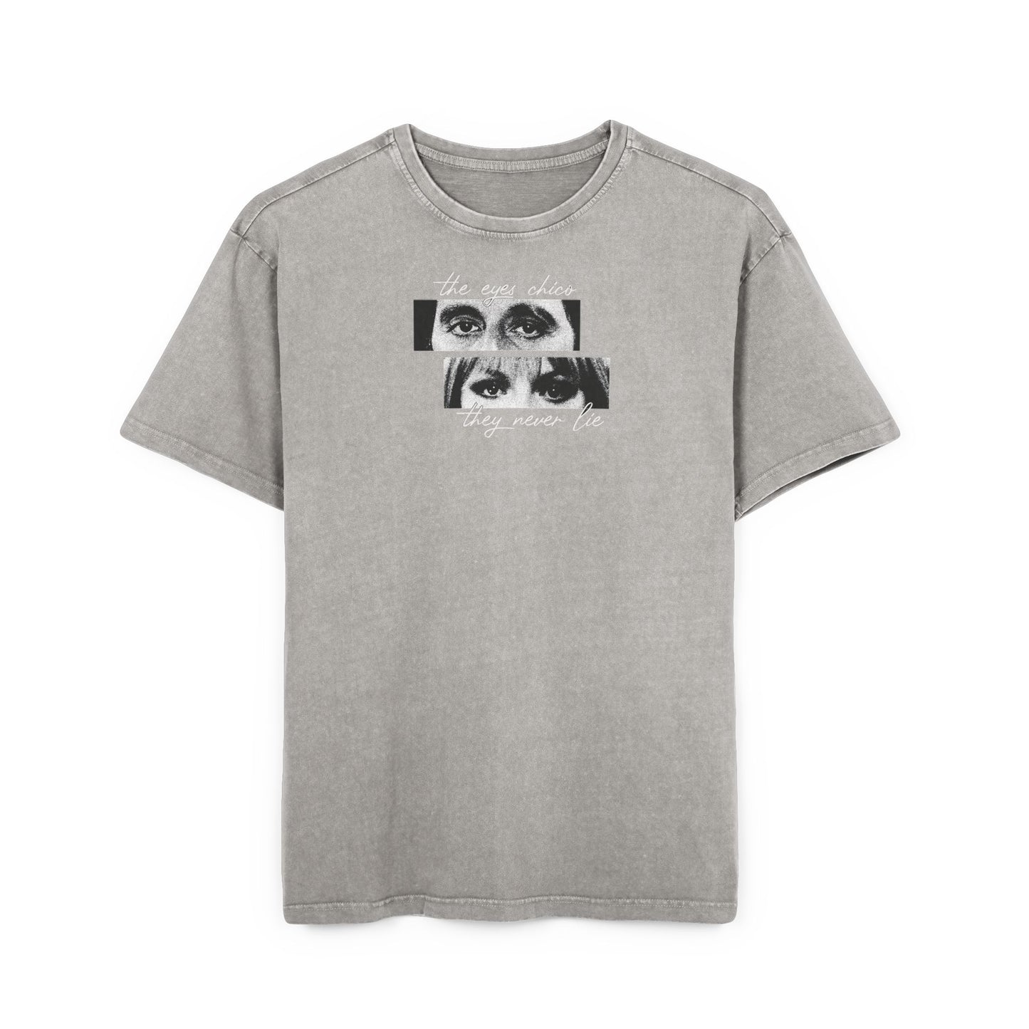 Oversized Retro Tee — "The Eyes Chico, They Never Lie"