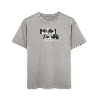 Oversized Retro Tee — "The Eyes Chico, They Never Lie"