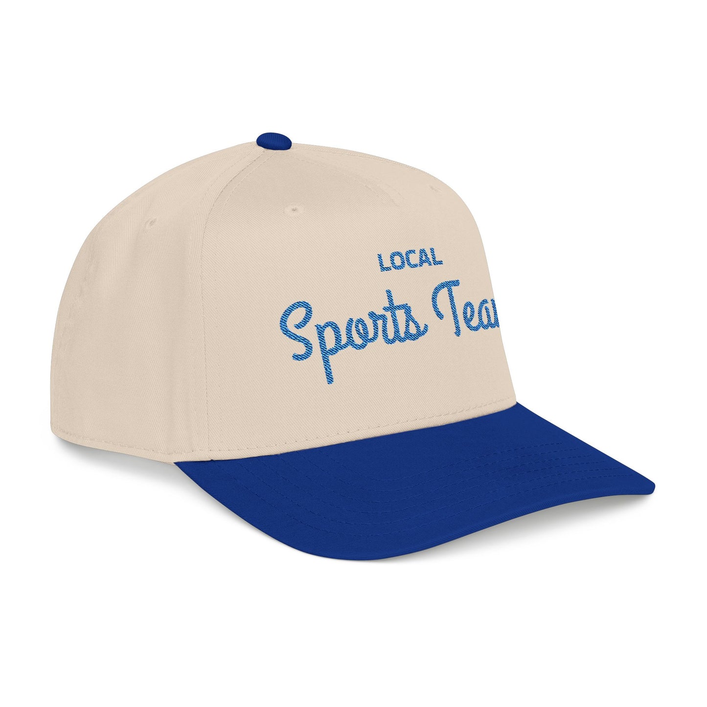 Blue Mid Profile Baseball Cap
