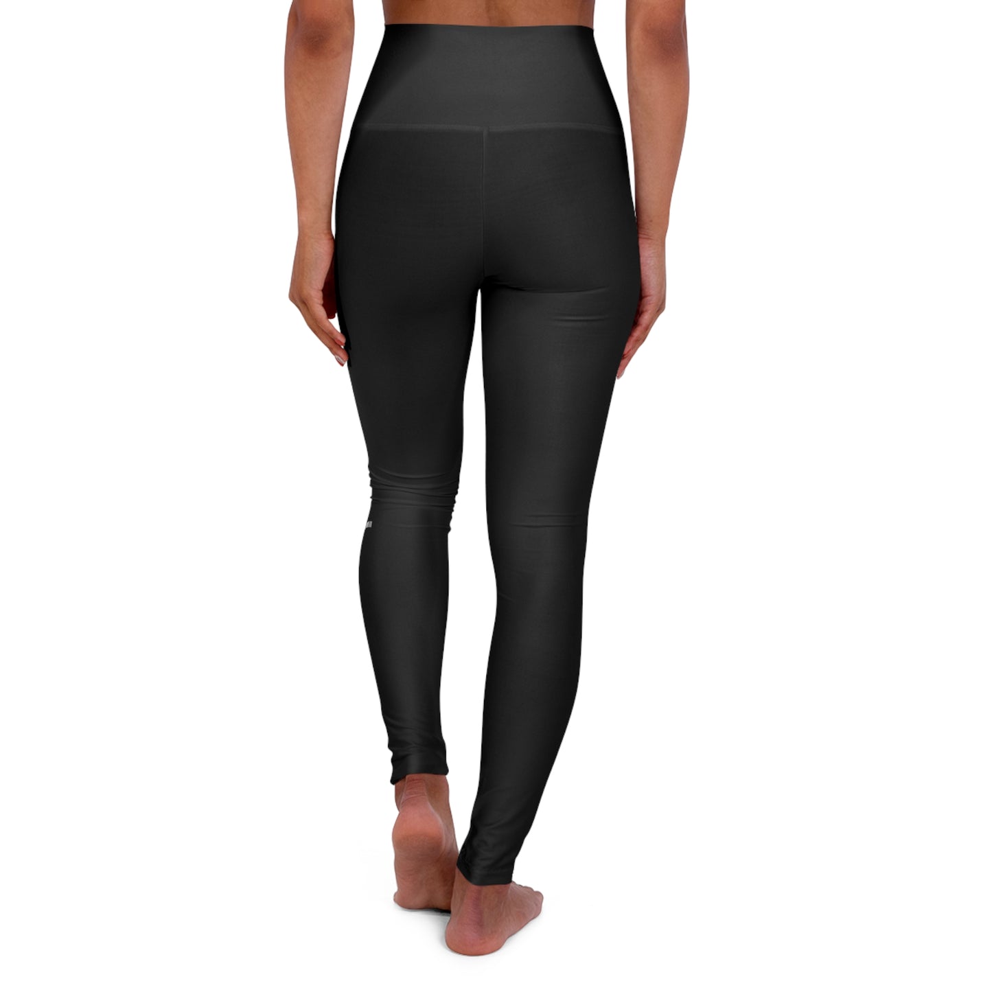 High-Waisted Black Yoga Leggings — Slim Fit Performance Leggings